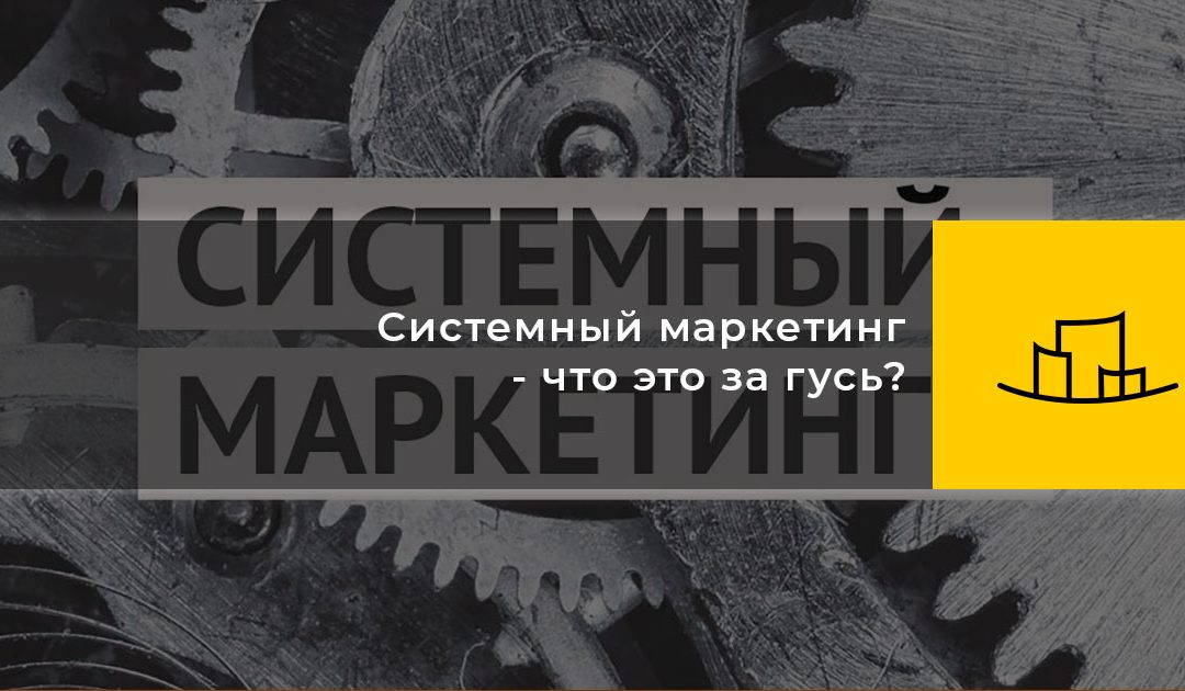 Системный маркетинг – что это за гусь?